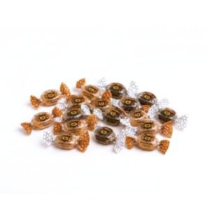 Caramelos artesanales de miel y propóleo.