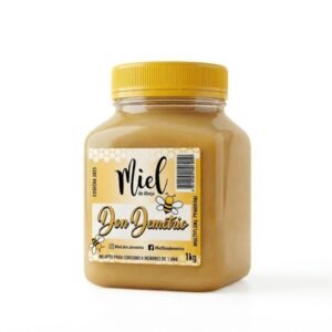 Frasco de miel cremosa Don Demetrio de 1 kg.